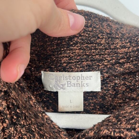 Vintage 90s Grandpa Knit Sweater Toggle Goblin Forest Grunge Brown Black Large - Picture 6 of 8